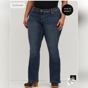 Torrid Luxe Slim Boot jeans